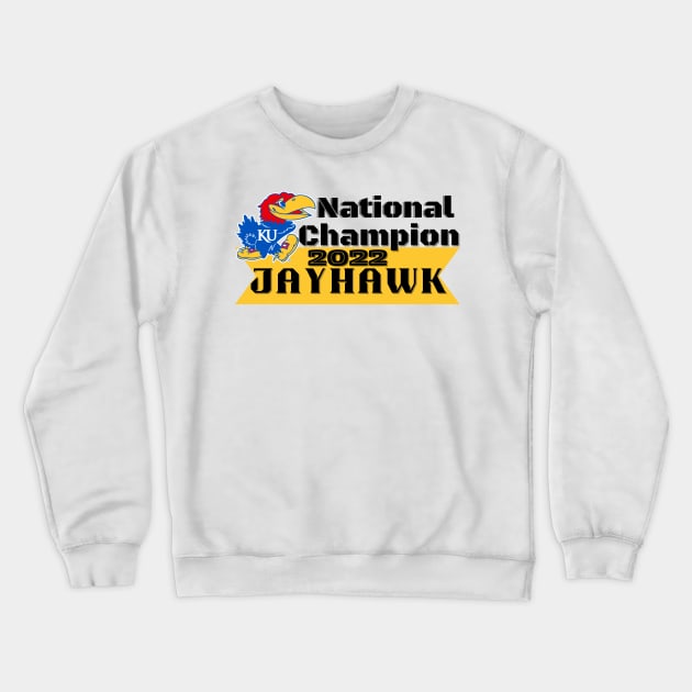 Kansas Jayhawks NCAA Crewneck Sweatshirt by AlGenius